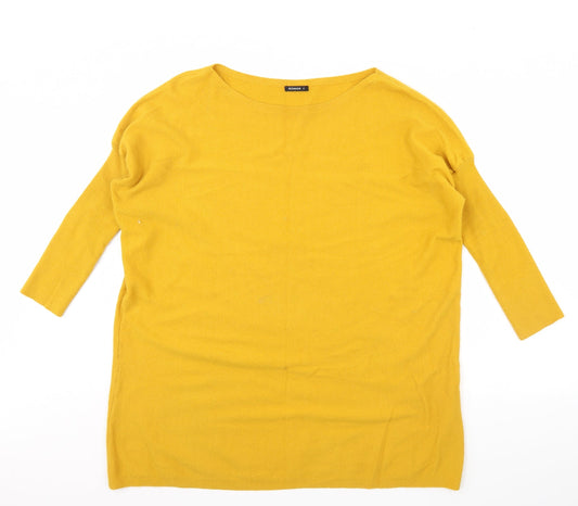 Womens UK Size M Roman Yellow Pullover Jumper