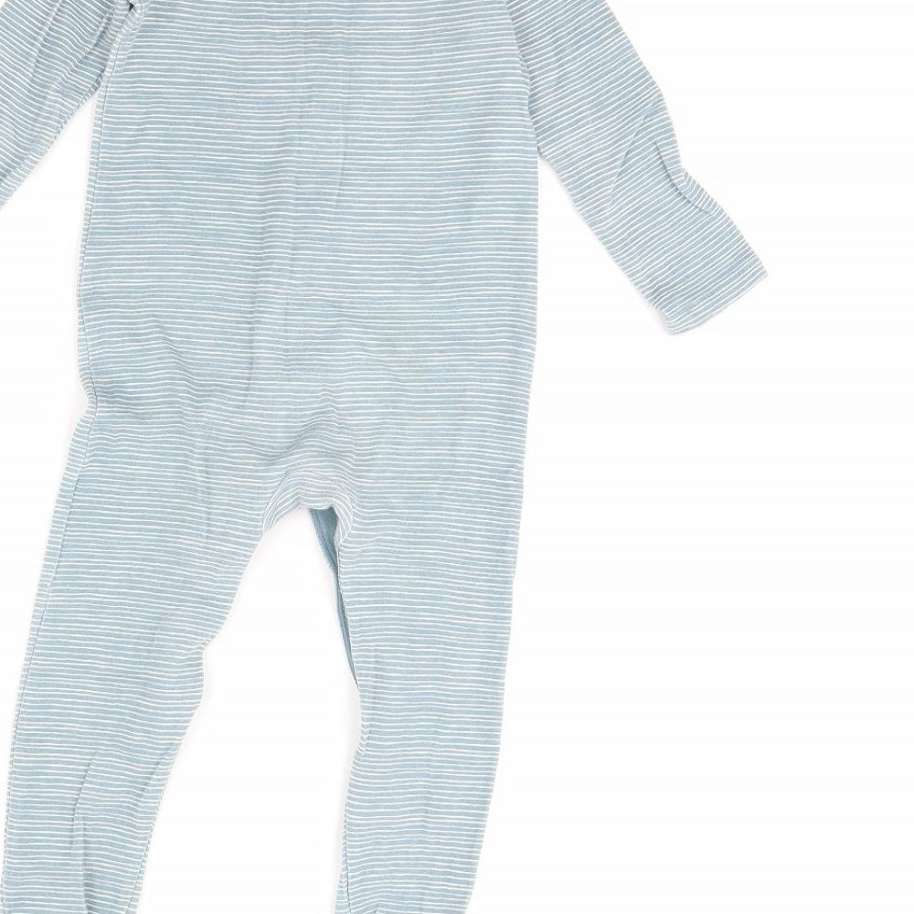 George Baby Blue Striped Babygrow One-Piece Size 18 Months