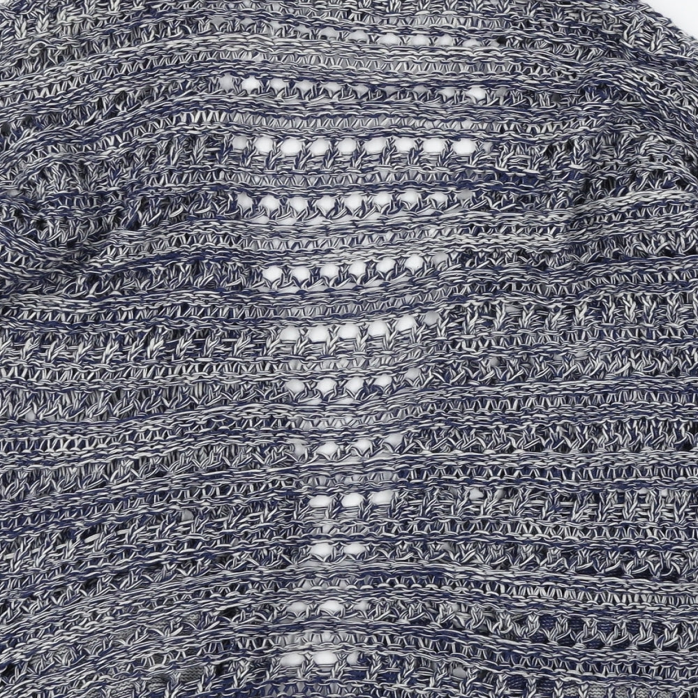 Womens UK Size 10 Warehouse Blue Cardigan Jumper