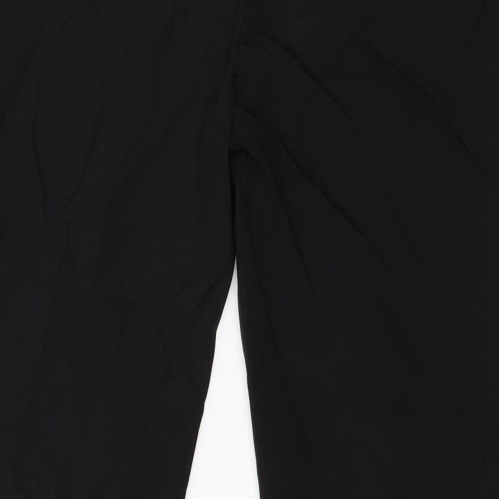Womens UK Size 16 Peacocks Regular Fit Black Trousers