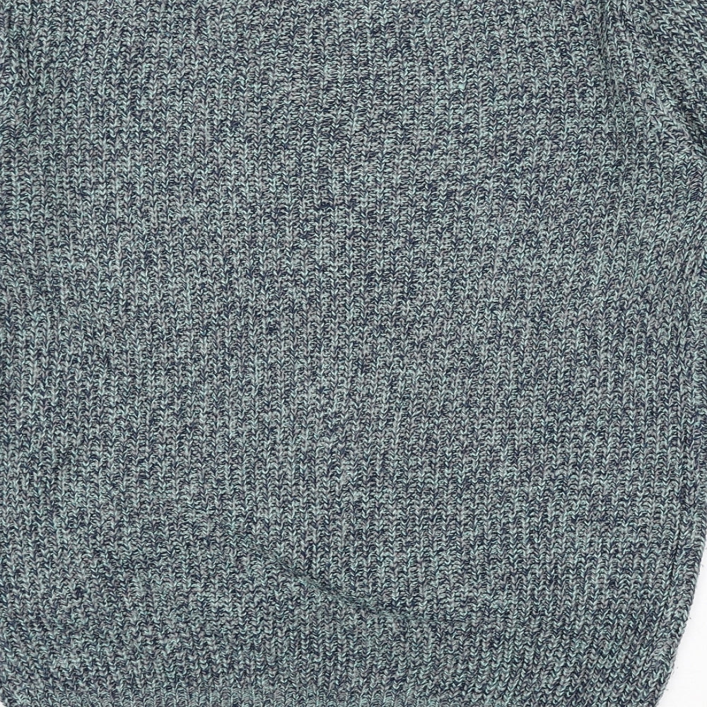 Cedar Wood State Mens Blue Knit Pullover Jumper Size M