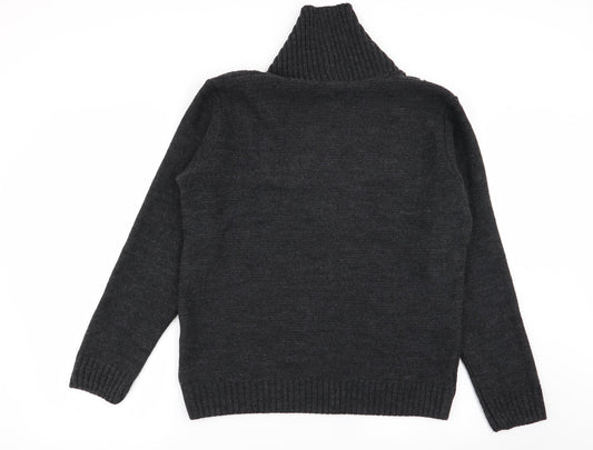 Cedar Wood State Mens Grey Pullover Jumper Size M