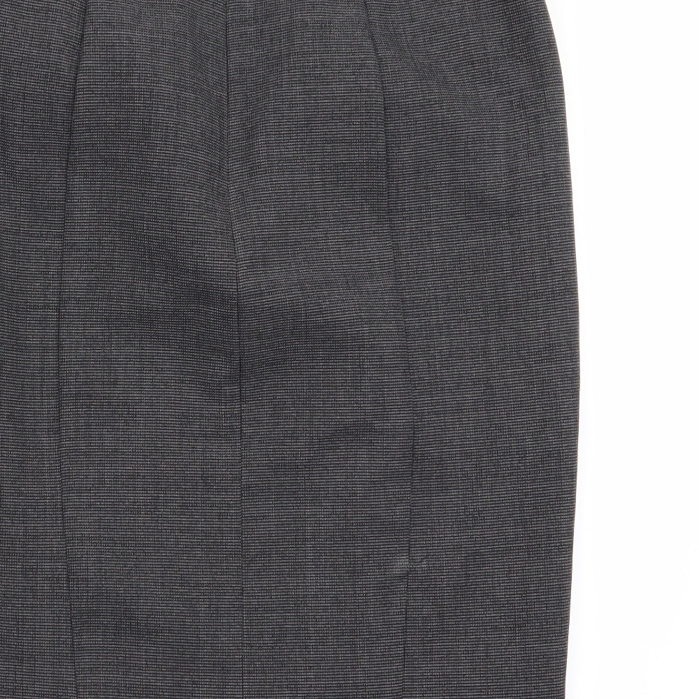 Papaya Womens Grey A-Line Skirt Size 12