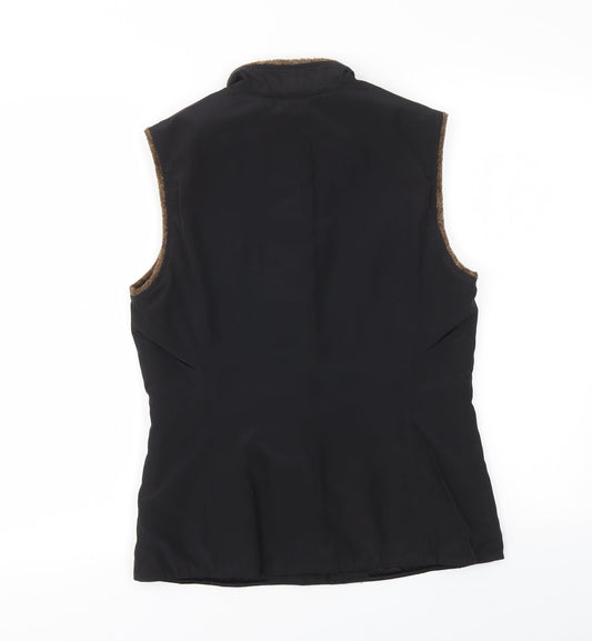 Womens UK Size 8 PLANET Black Gilet
