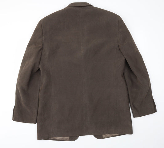 Mens UK Size 42 M&S Regular Brown Suit Jacket