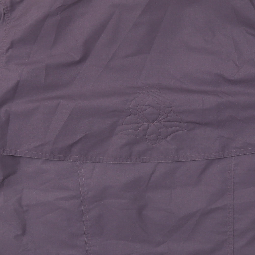 Preworn Womens Purple Jacket Coat Size 8