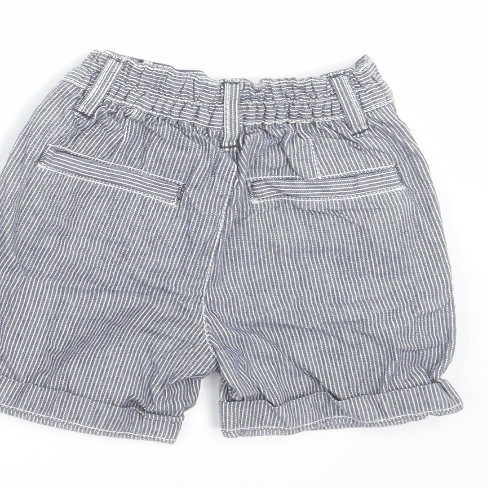 TU Baby Blue Striped Trousers Size 6-9 Months - shorts