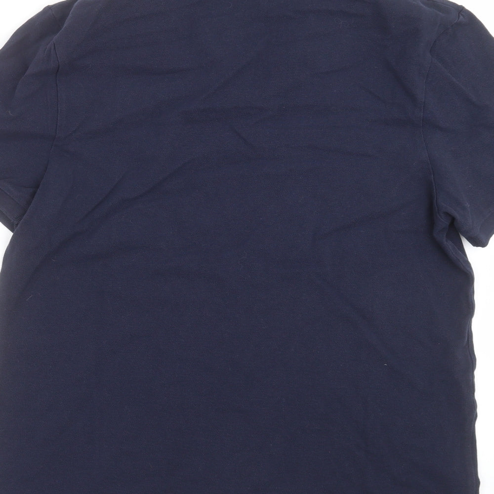 George Mens Blue Polo Size M