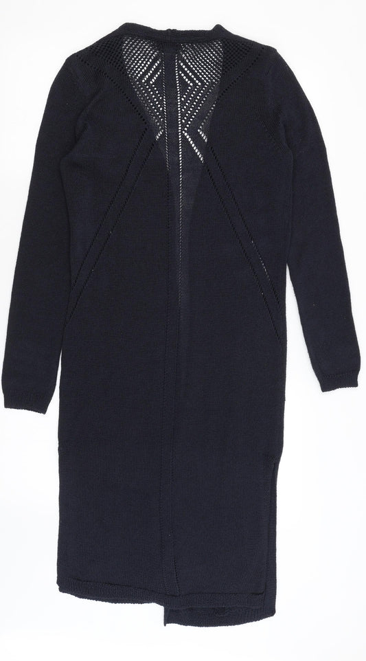 Womens UK Size 8 Per Una Blue Shrug Jumper