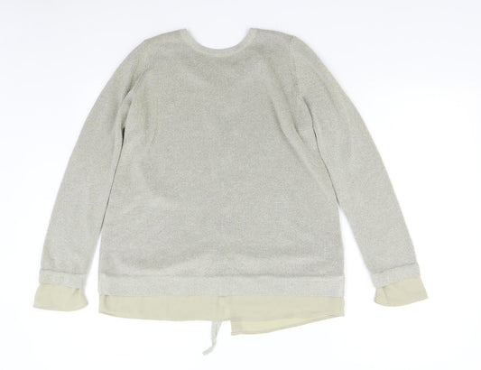 Womens UK Size 12 M&S Gold Pullover Jumper