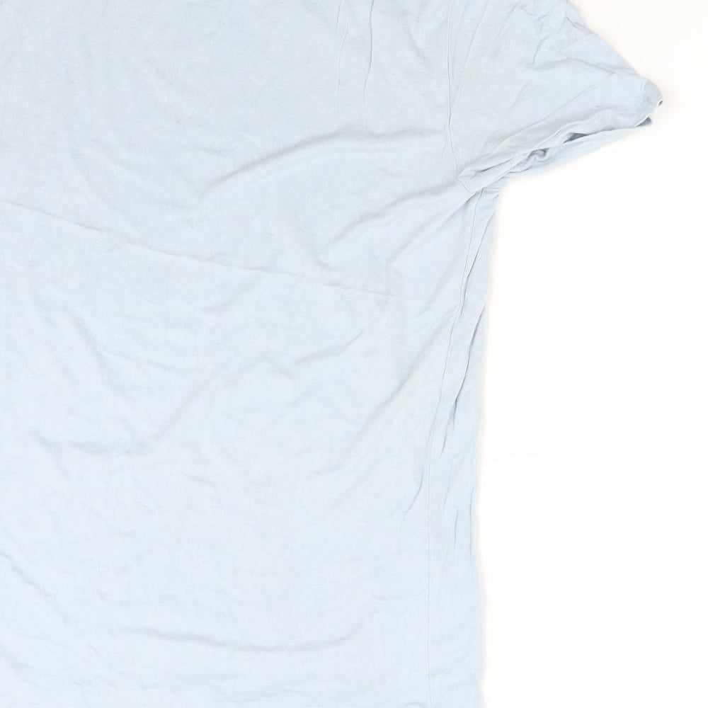TU Womens Blue Basic T-Shirt Size 10 - More Love