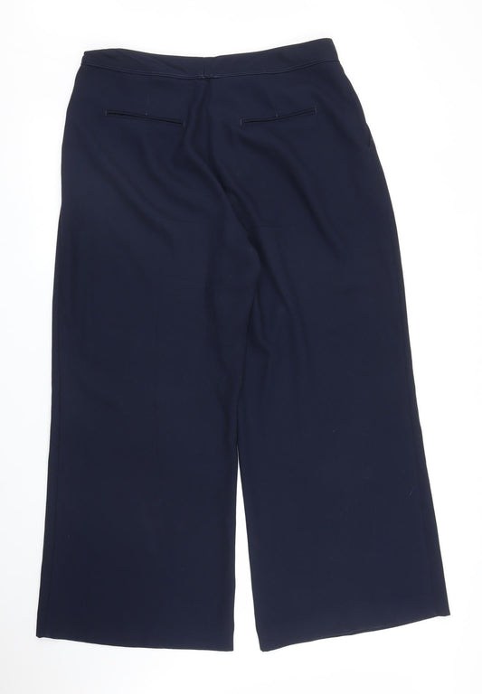 Preworn Womens Blue Trousers Size L L28 in