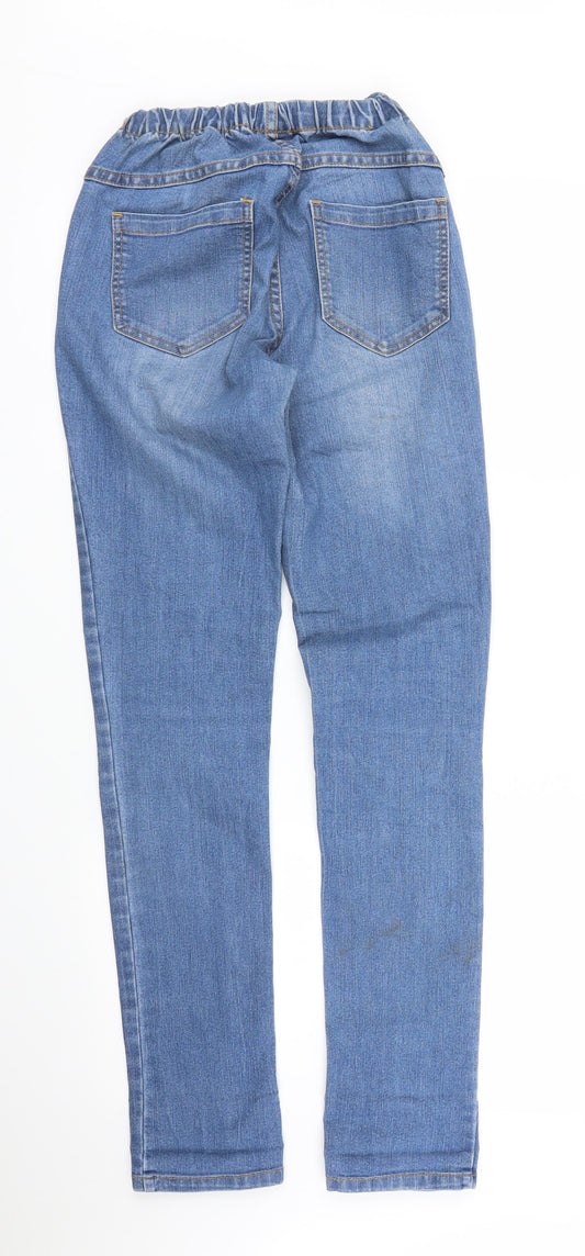 Pieces Womens Blue Denim Jegging Jeans Size S L30 in