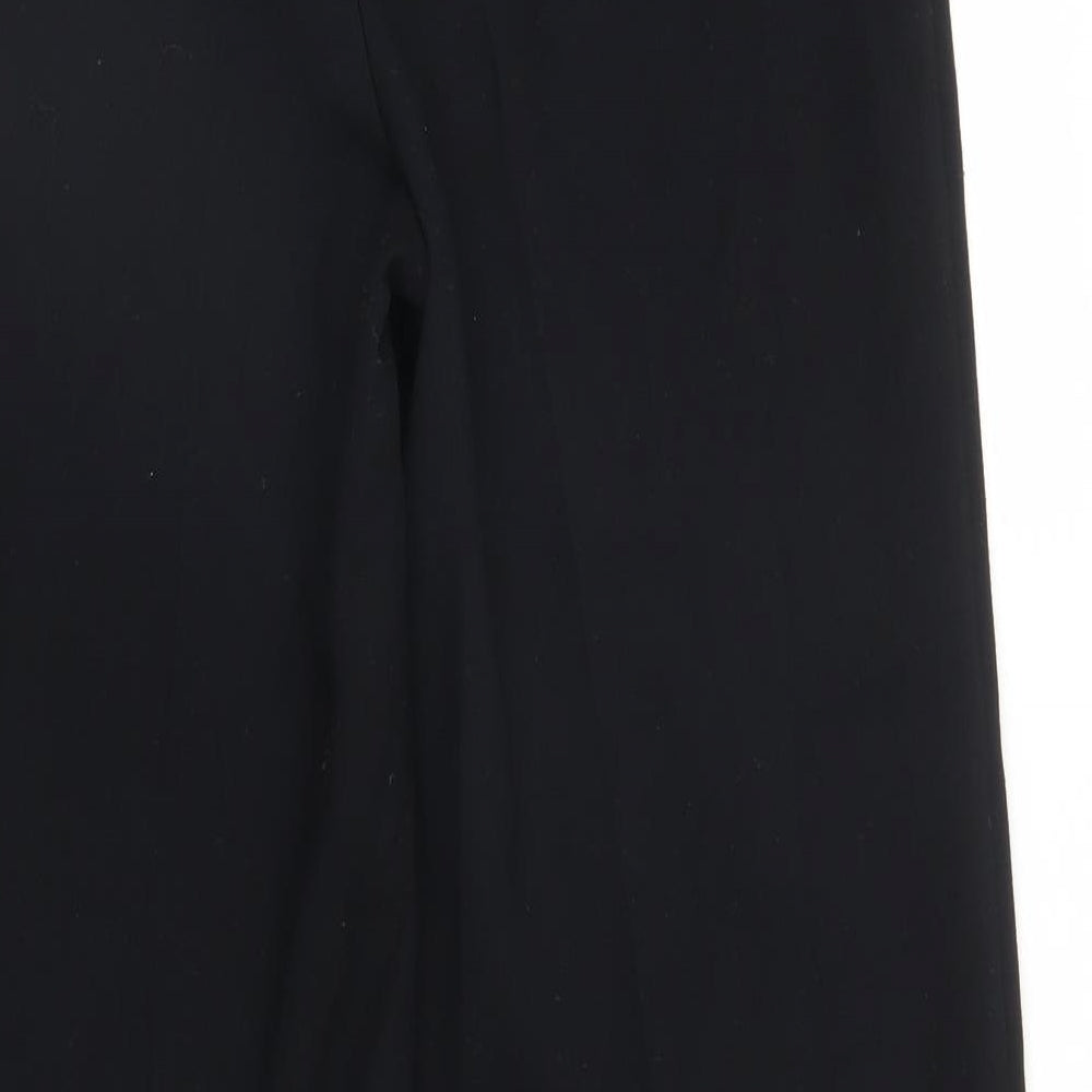 Womens UK Size 10 NEXT Regular Fit Black Trousers