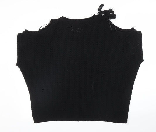 Womens UK Size M NEXT Black Pullover Jumper
