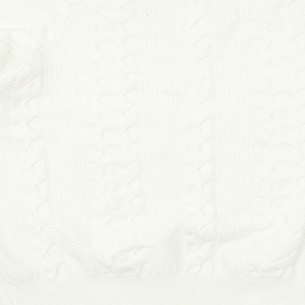 Womens UK Size 14 Very White Pullover Jumper