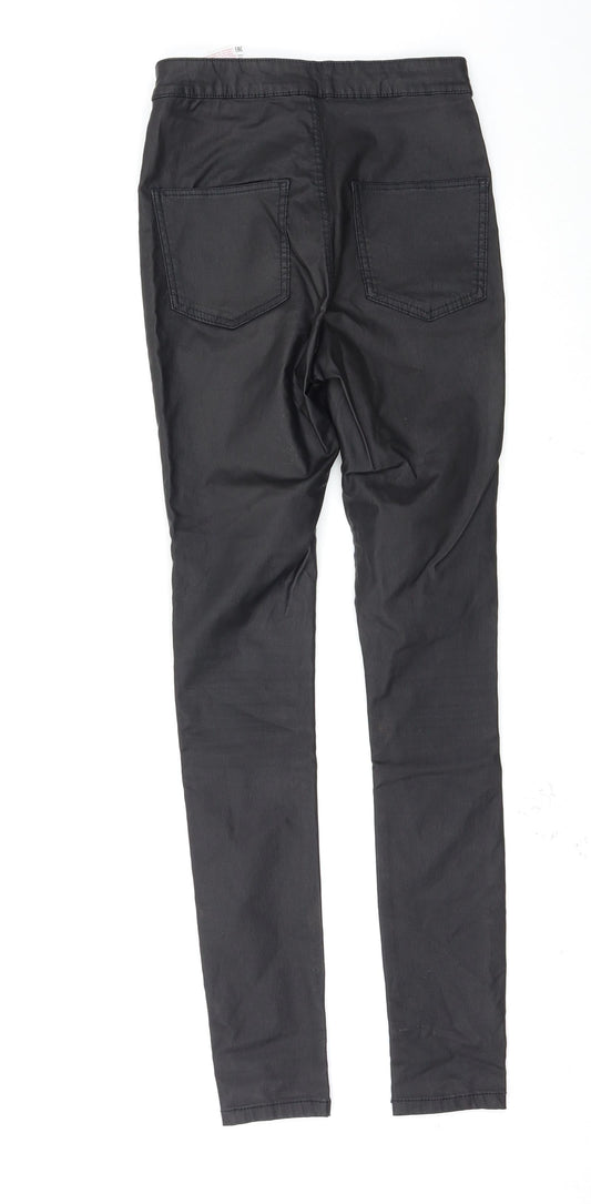 Womens UK Size S Noisy may Regular Fit Jegging Black Trousers