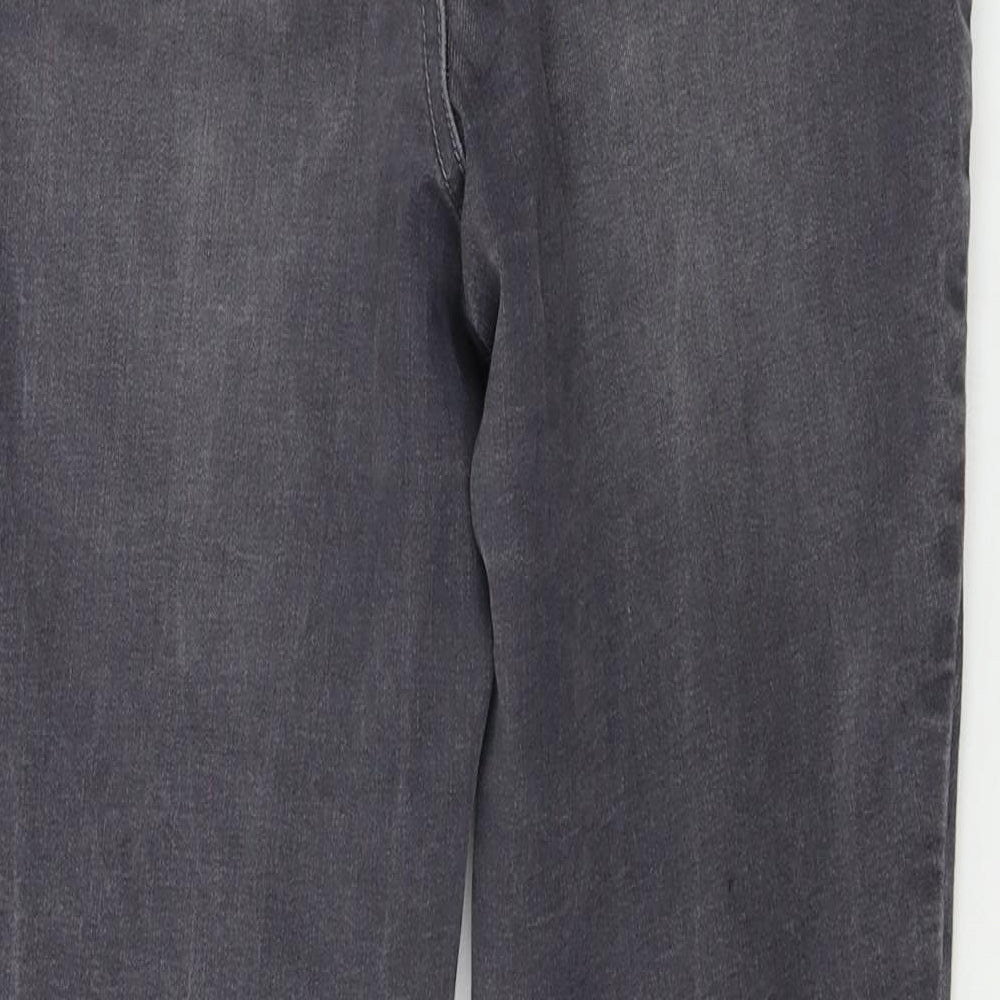 Womens UK Size 28 in Preworn Regular Fit Skinny Grey Jeans