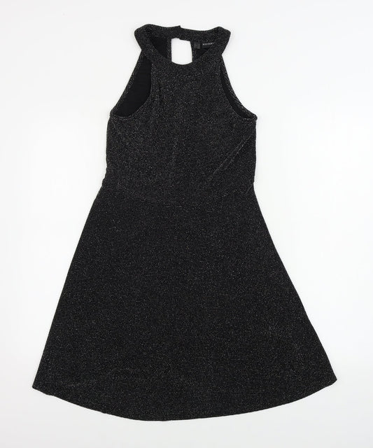 Additional front view of Body Flirt women’s black a-line, size XS