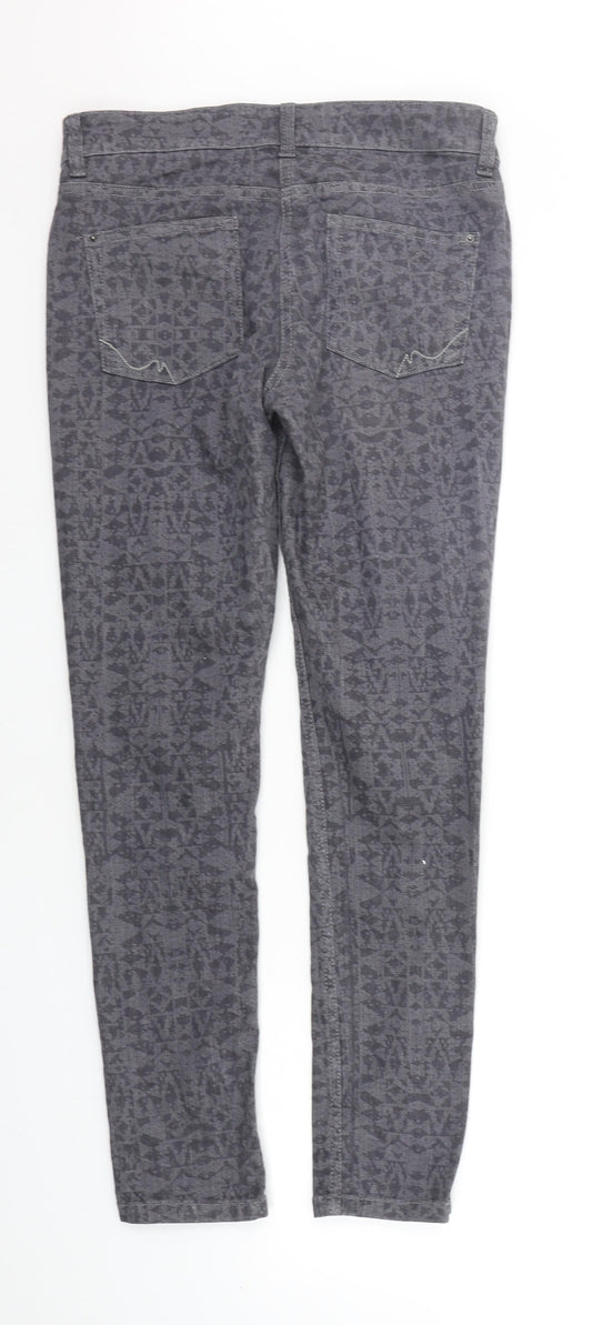 NEXT Womens Grey Straight Jeans Size 10 L27 in