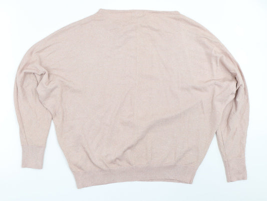 F&F Womens Pink Pullover Jumper Size 18