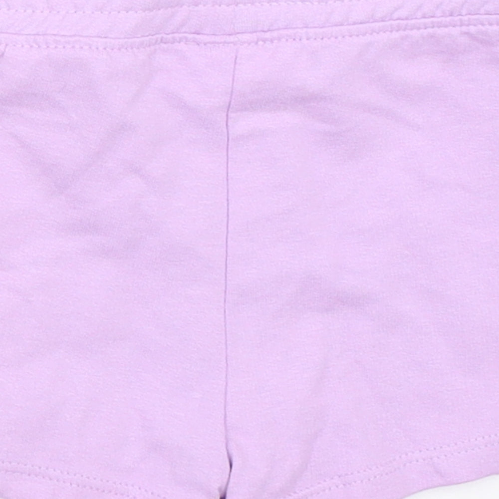 So Cute Girls Purple Cropped Trousers Size 9-12 Months