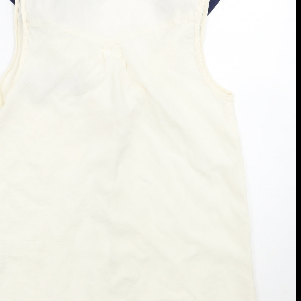 Womens UK Size 8 Blooming Marvellous White Basic Button-Up