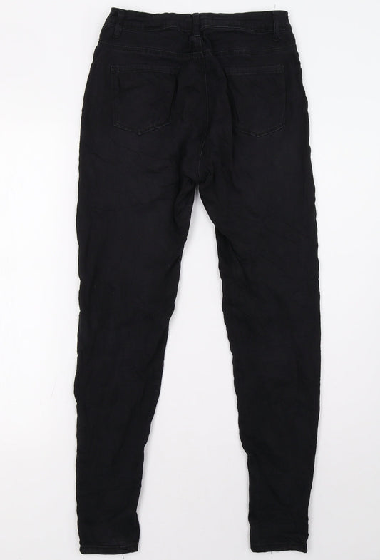 goodies Womens Black Skinny Jeans Size 8 L30 in