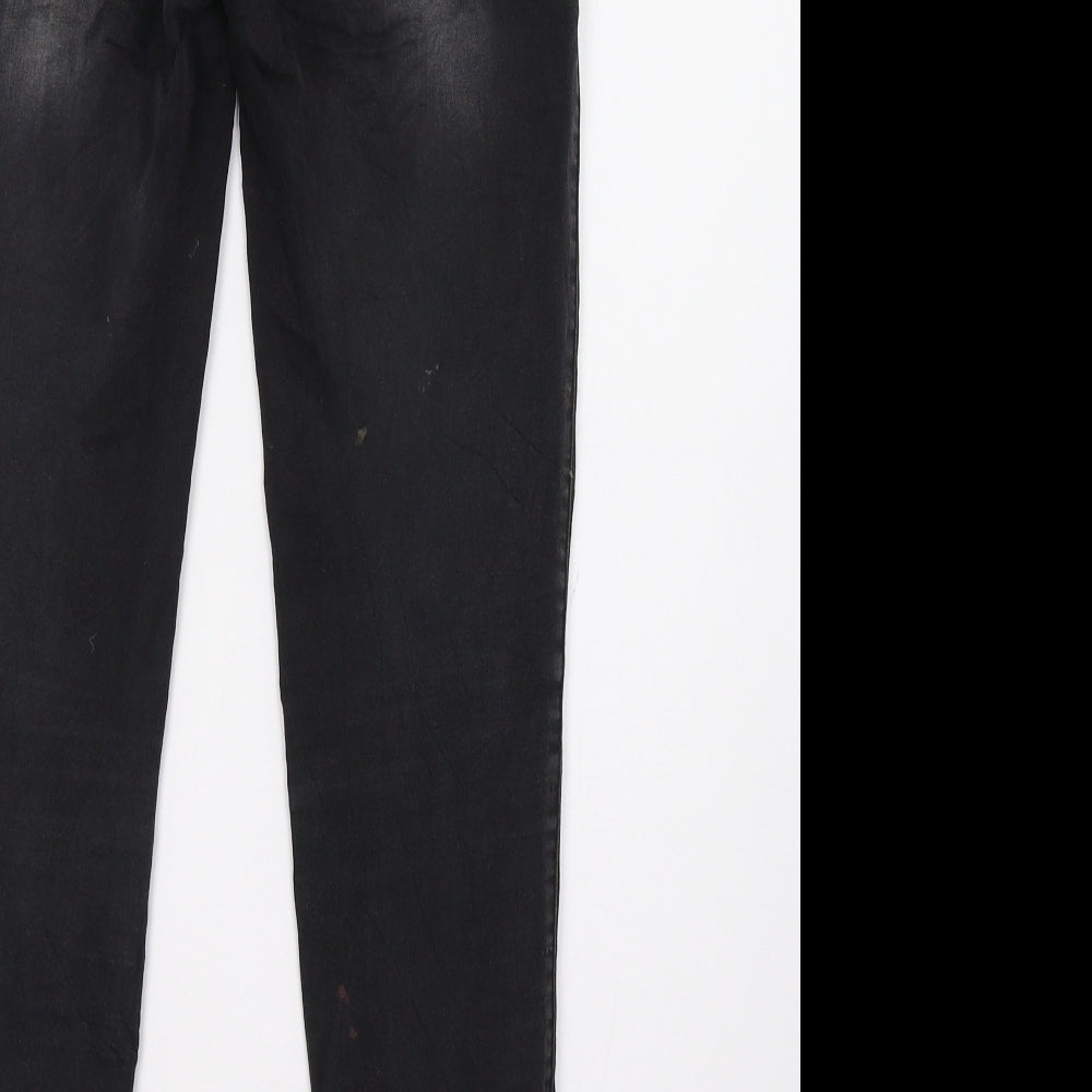 Womens UK Size 8 Pieces Regular Fit Skinny Black Jeans