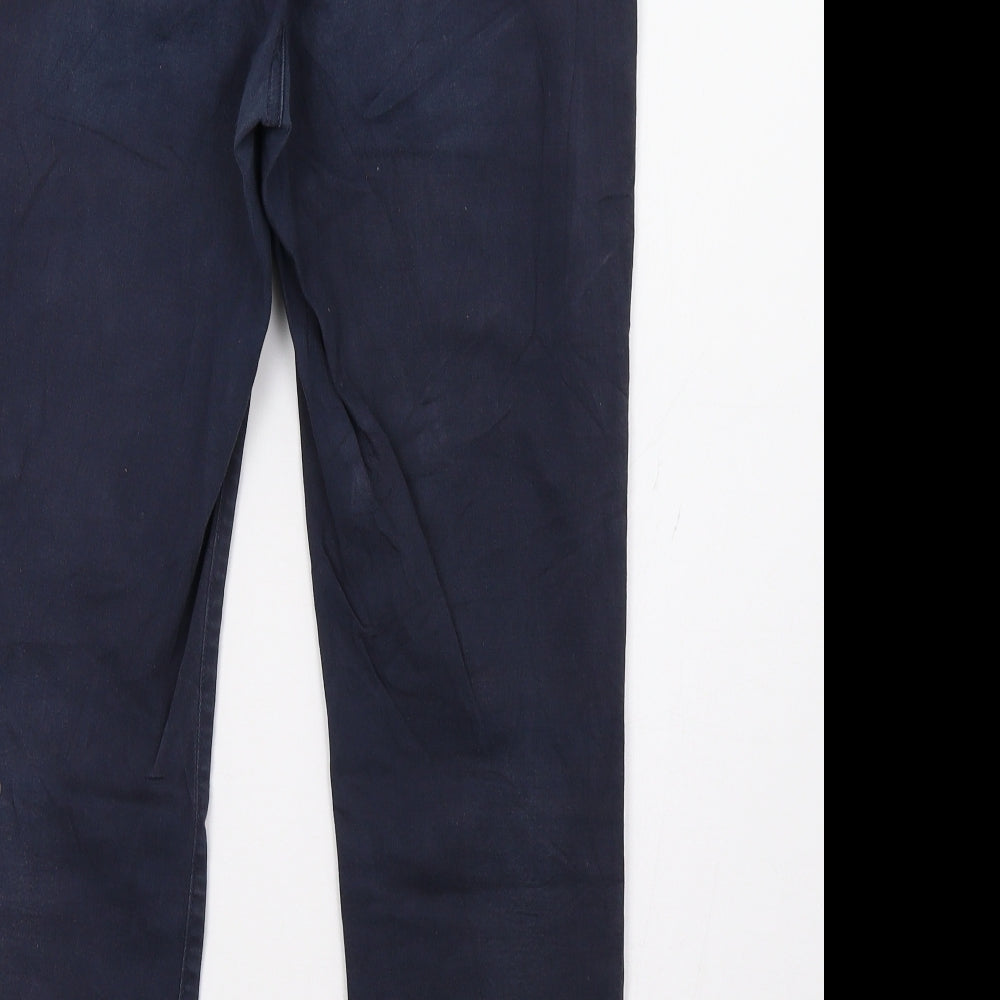 EDC Womens Blue Straight Jeans Size 12 L28 in