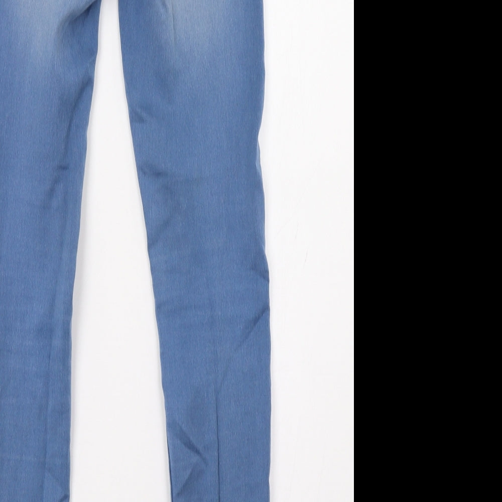 Primark Womens Blue Skinny Jeans Size 6 L32 in
