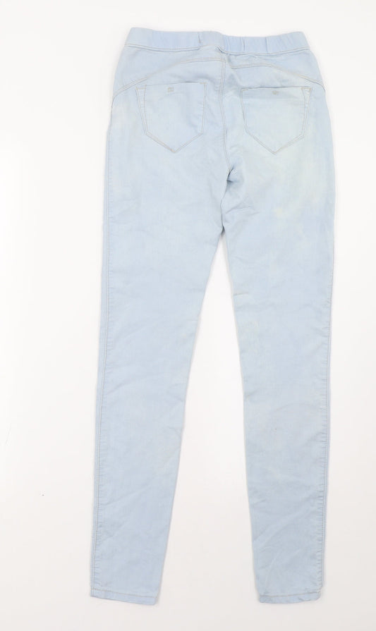 Primark Womens Blue Jegging Trousers Size 6 L31 in