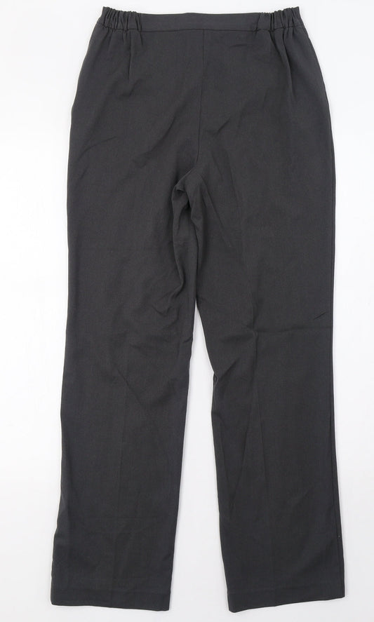 Womens UK Size 6 Marks and Spencer Regular Fit Grey Trousers