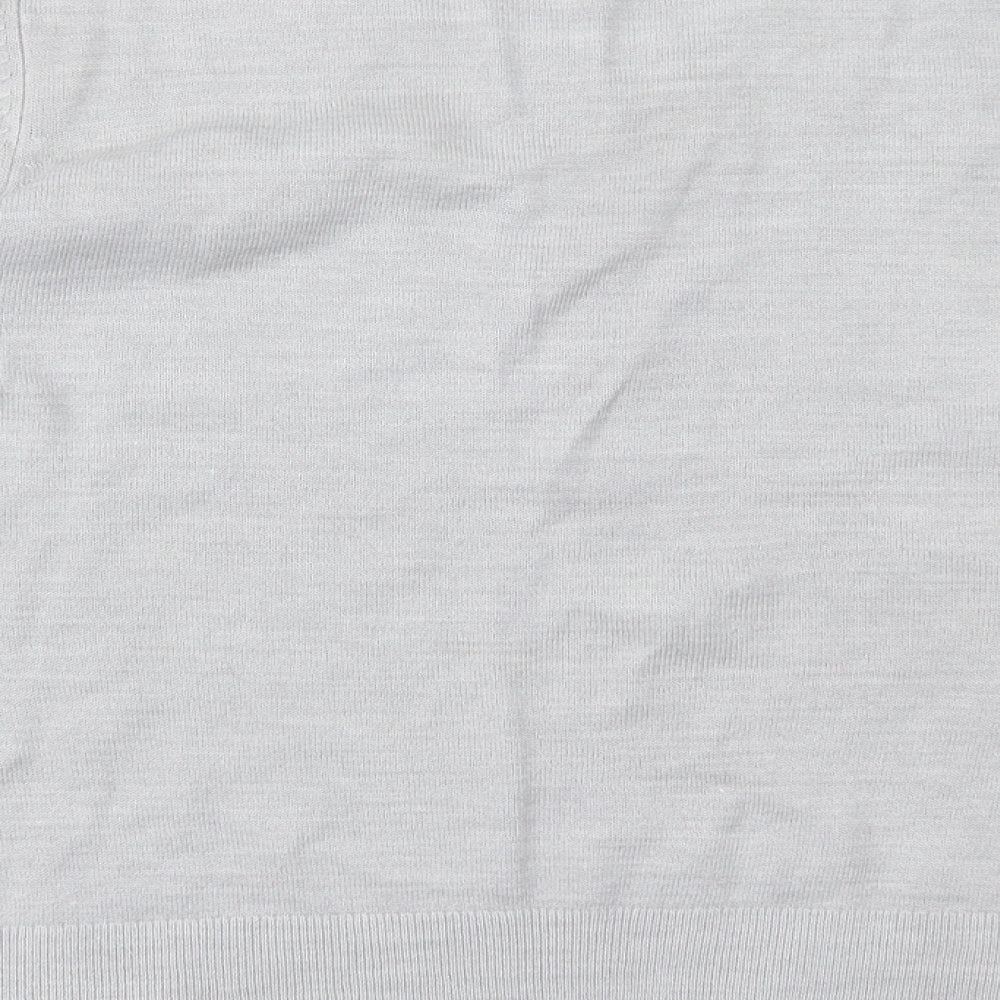 Womens UK Size 16 Marks and Spencer Grey Basic Blouse