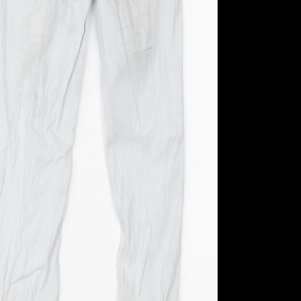 Womens UK Size 10 H&M Regular Fit Skinny Blue Jeans