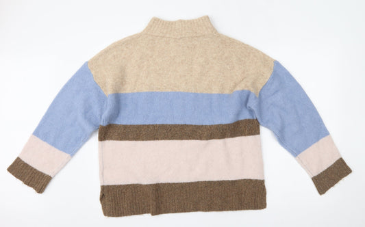 Womens UK Size L NEXT Multicoloured Pullover Jumper