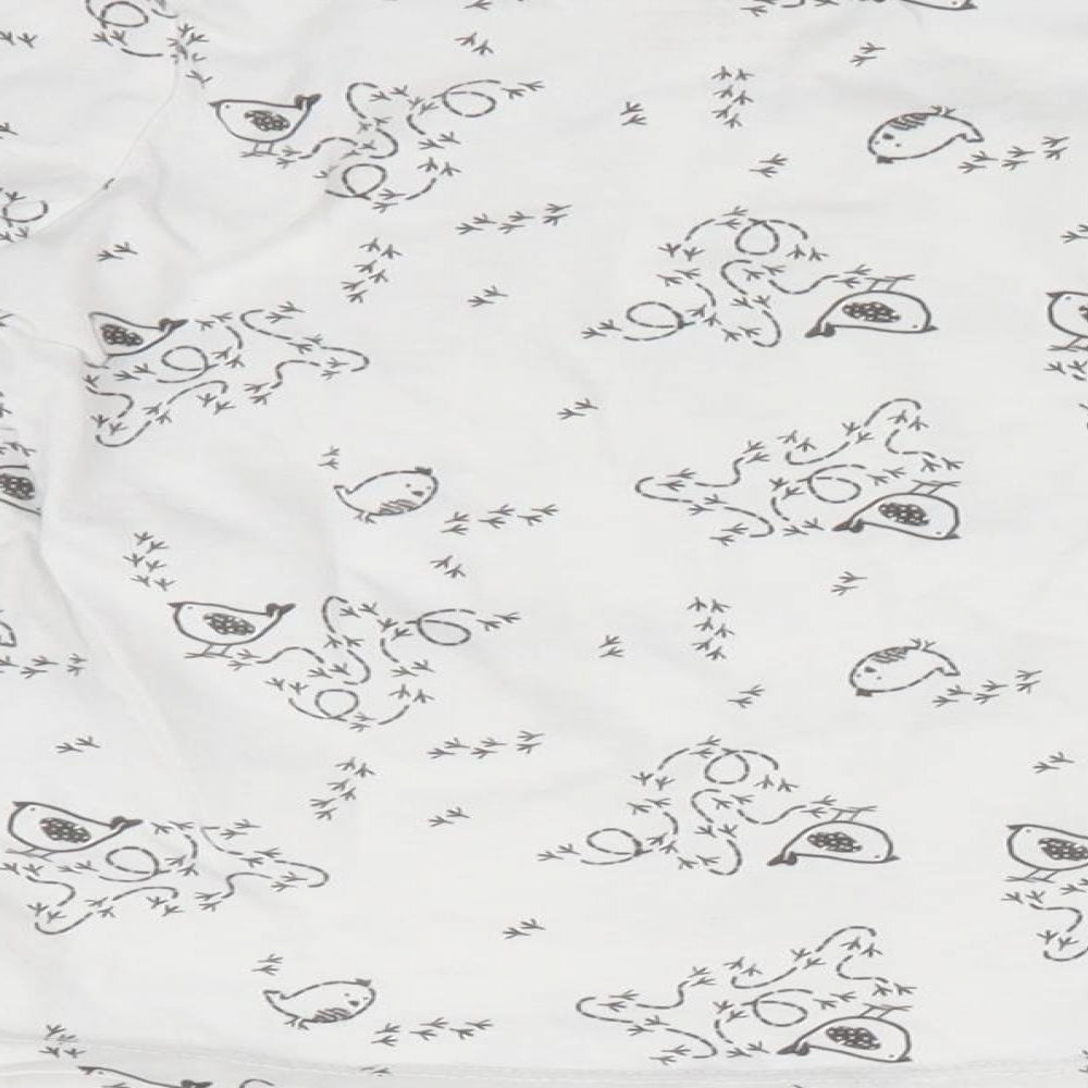 Lupilu Baby White Animal Print Basic Casual Size 12-18 Months - Bird print