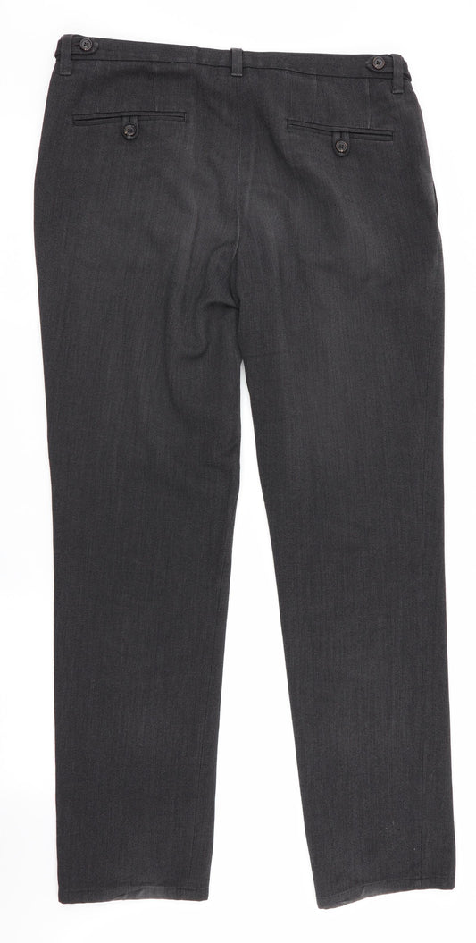 Next Tailoring Mens Grey Dress Pants Trousers Size 34 in L32 in