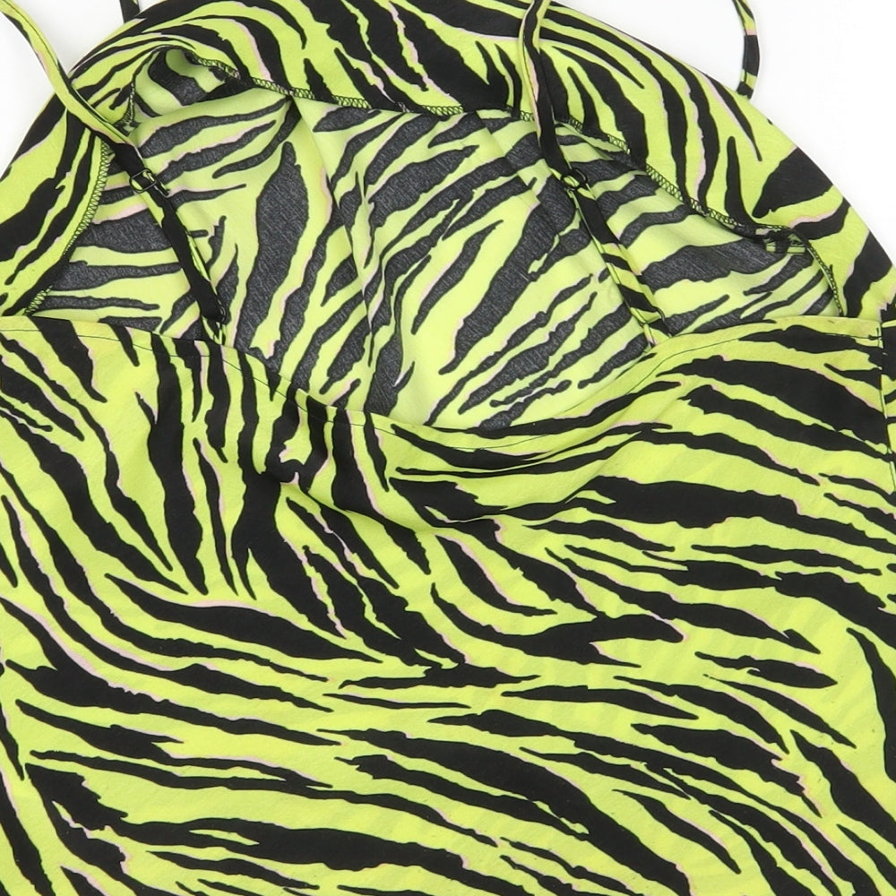 Womens UK Size 12 Miss Selfridge Multicoloured Basic Tank