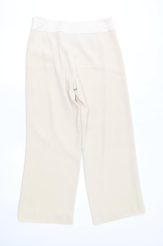 Womens UK Size 12 Fenn Wright Manson Regular Fit Beige Trousers