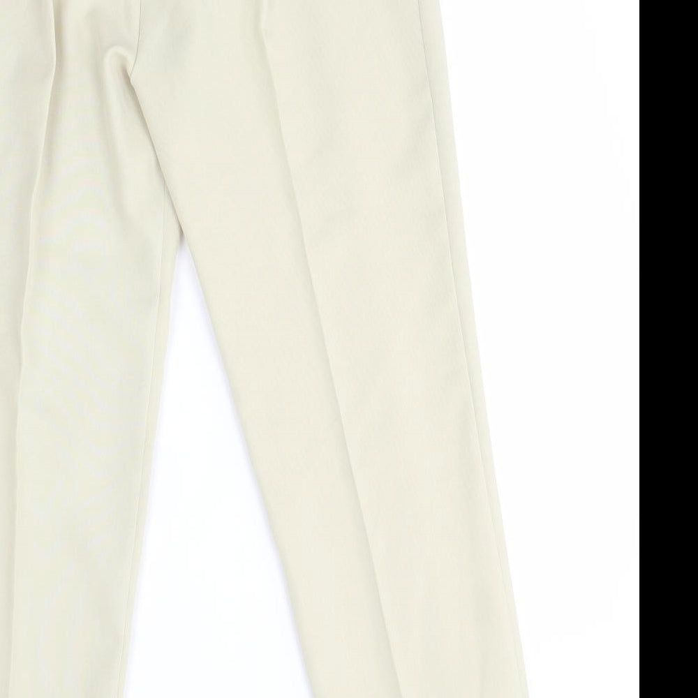 Womens UK Size 12 Preworn Regular Fit Green Trousers