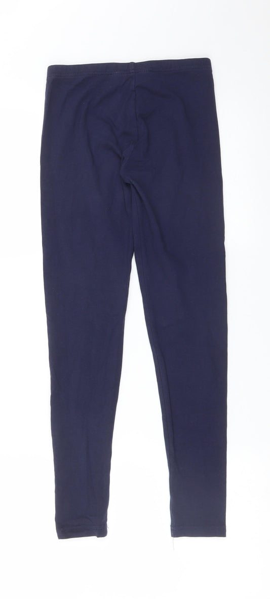 Primark Girls Blue Jegging Trousers Size 10-11 Years