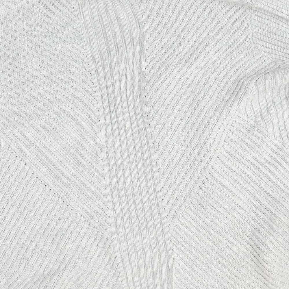 M&S Womens Grey Cardigan Jumper Size 16