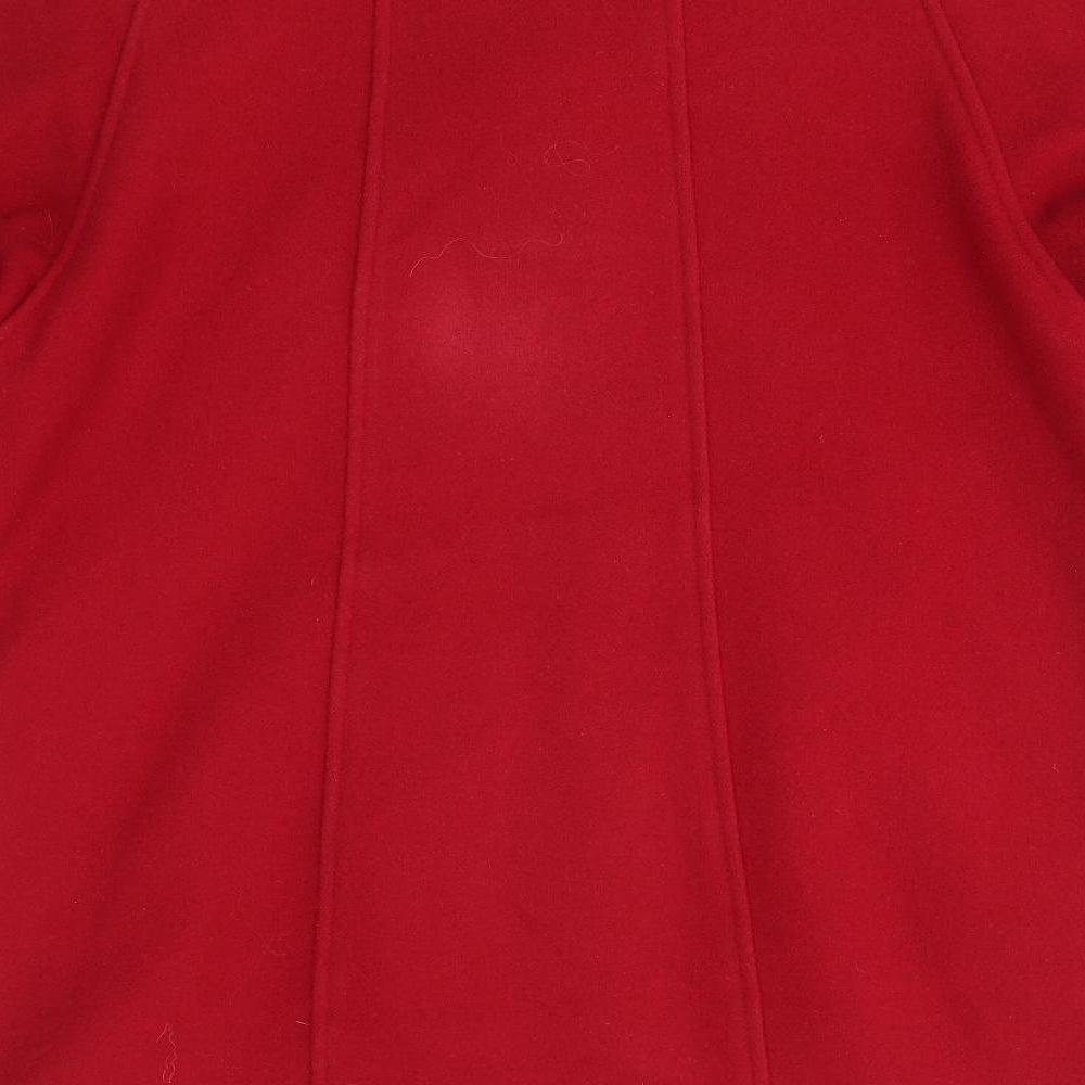 Womens UK Size 10 Compliments Red Overcoat