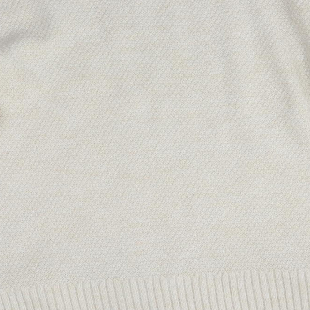 George Womens White Pullover Jumper Size M