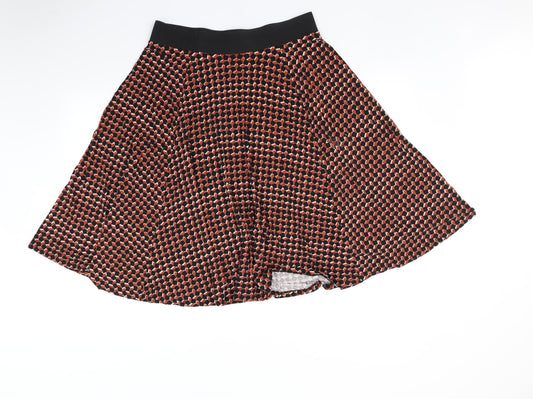 Marks and Spencer Womens Orange A-Line Skirt Size 14