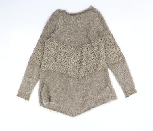 Womens UK Size M tenki Brown Pullover Jumper