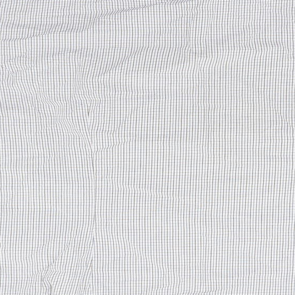 Mens UK Size M Jonles White Button-Up Long Sleeve Casual Shirt