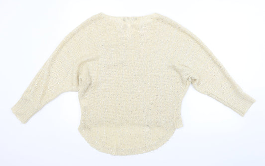Select Womens Beige Pullover Jumper Size 10