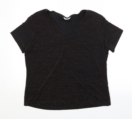 Additional front view of Berkertex women’s multicoloured basic blouse, size UK 18